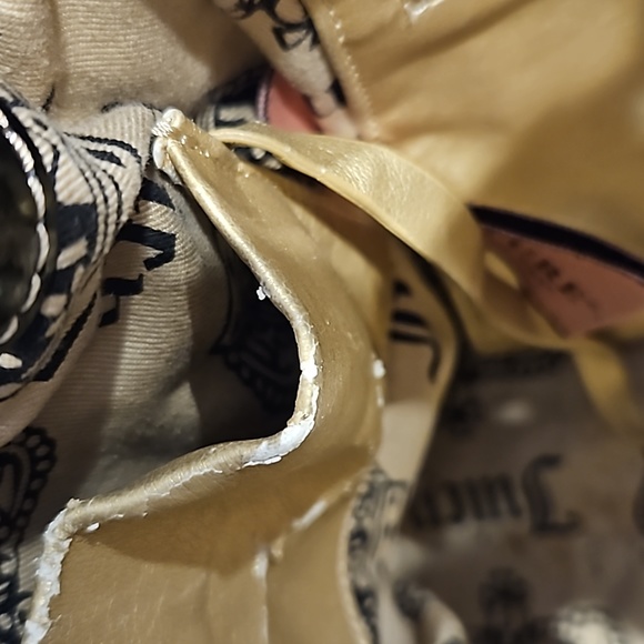 Juicy Couture Handbag Purse Y2K Vintage Brown Gold - Picture 9 of 14